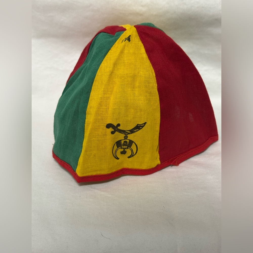 Rare vintage 1970s kids Cloth Hat Size 7 1/2